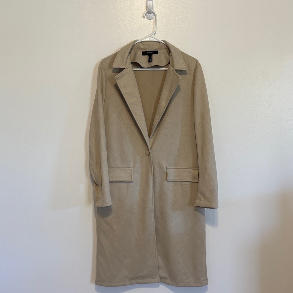 Forever 21 Beige Trench Coat